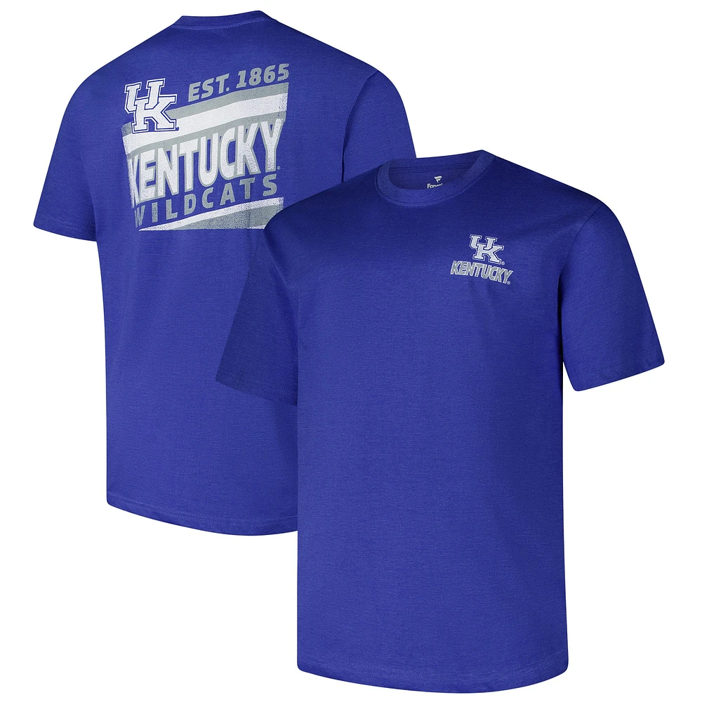 T-shirt délavé idéal pour hommes Fanatics Royal Kentucky Wildcats Big & Tall