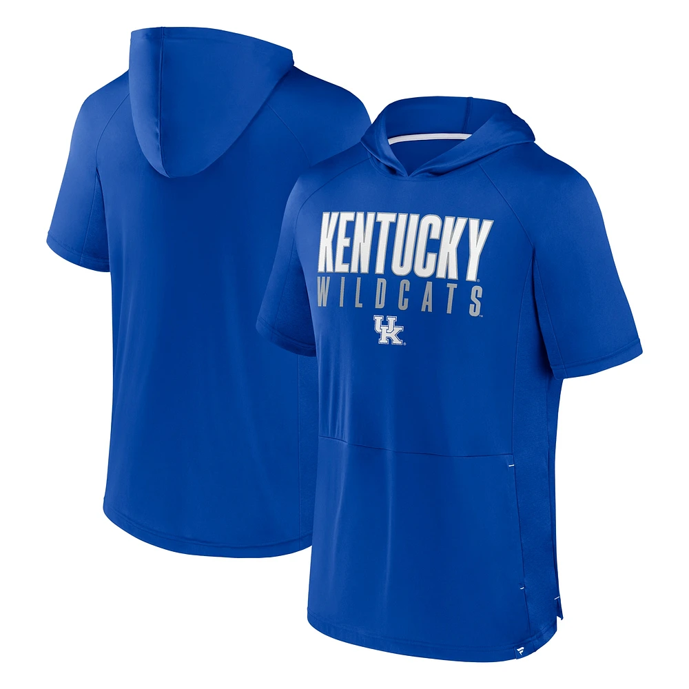 Men's Fanatics  Royal Kentucky Wildcats Core Read Hoodie T-Shirt