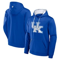 Sweat à capuche enfiler pois délavé pour homme Fanatics Royal Kentucky Wildcats Defender