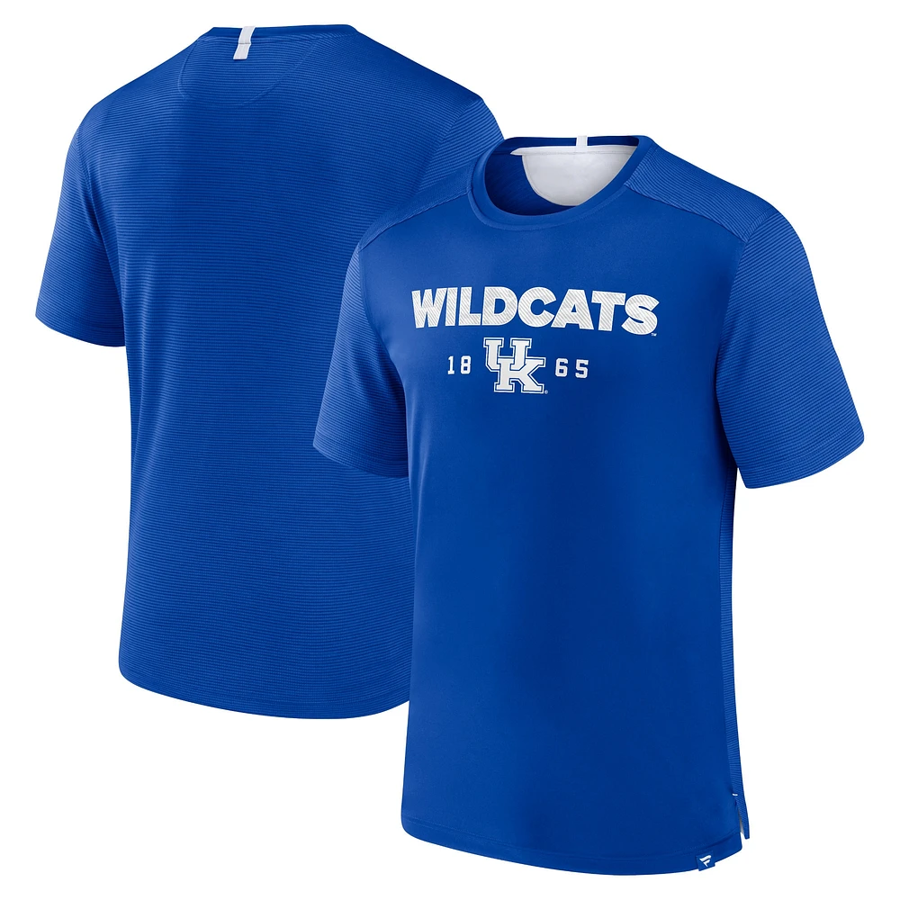 T-shirt Fanatics Royal Kentucky Wildcats Defender Rush pour hommes