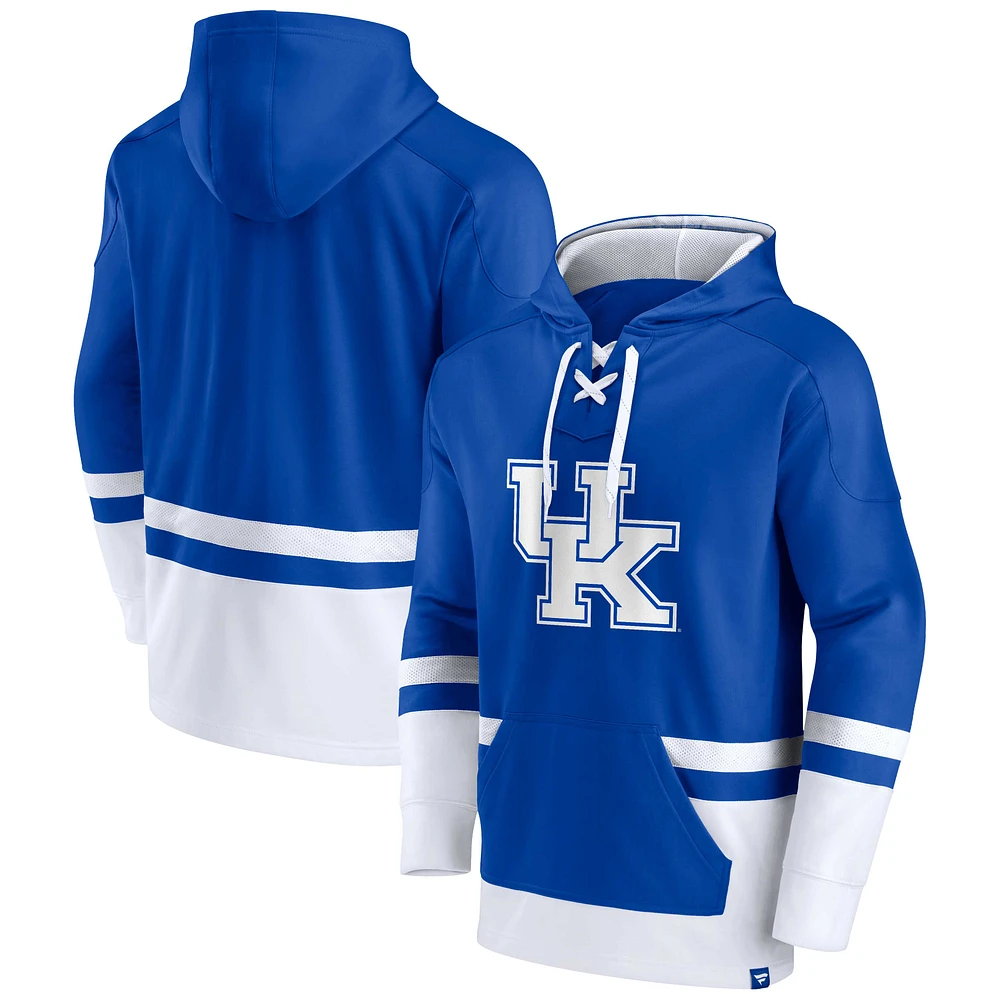 Men's Fanatics Royal Kentucky Wildcats First Battle Pullover Hoodie