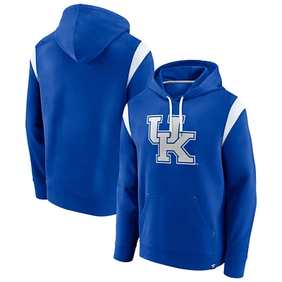 Men's Fanatics Royal Kentucky Wildcats Gym Rat Pullover Hoodie