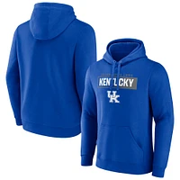 Sweat à capuche en polaire emblématique Royal Kentucky Wildcats pour hommes Fanatics