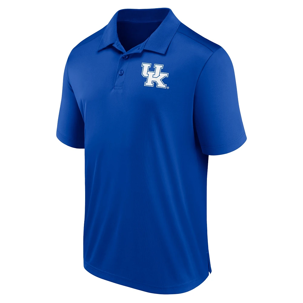 Men's Fanatics Royal Kentucky Wildcats Left Side Block Polo