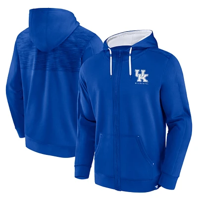 Sweat à capuche entièrement zippé Fanatics Royal Kentucky Wildcats Power Index pour hommes