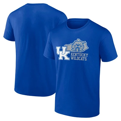 Men's Fanatics Royal Kentucky Wildcats State Lock T-Shirt