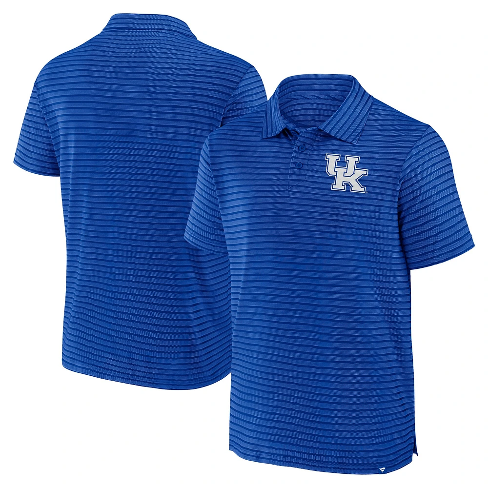 Polo à rayures Royal Kentucky Wildcats Victory Calls pour hommes de Fanatics