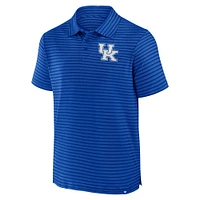 Polo à rayures Royal Kentucky Wildcats Victory Calls pour hommes de Fanatics