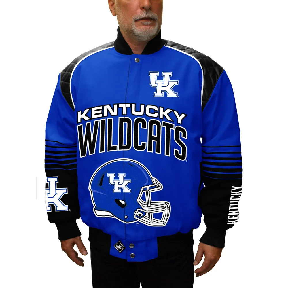 techo Feudo Paja Lids Kentucky Wildcats Franchise Club Boss Twill Full-Snap Jacket - Royal |  Pueblo Mall