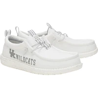Men's Hey Dude White Kentucky Wildcats Wally Casual Shoes