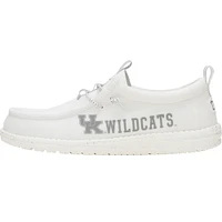Men's Hey Dude White Kentucky Wildcats Wally Casual Shoes