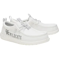 Men's Hey Dude White Kentucky Wildcats Wally Casual Shoes