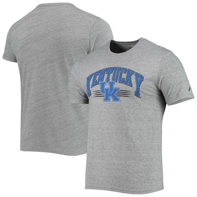 Men's League Collegiate Wear Heathered Gray Kentucky Wildcats Upperclassman Reclaim Recycled Jersey T-Shirt