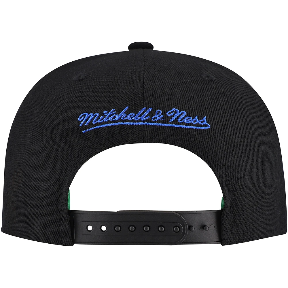 Casquette à visière noire à pression Triple Play des Kentucky Wildcats de Mitchell & Ness pour homme