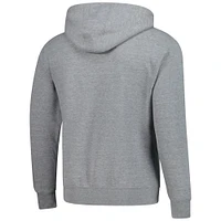 Men's Mitchell & Ness  Heather Gray Kentucky Wildcats Classic Arch Pullover Hoodie