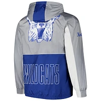 Men's Mitchell & Ness Royal Kentucky Wildcats Big Shot Premium Full-Zip Windbreaker