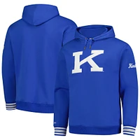 Men's Mitchell & Ness Royal Kentucky Wildcats Chainstich Fleece Pullover Hoodie