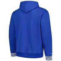 Men's Mitchell & Ness Royal Kentucky Wildcats Chainstich Fleece Pullover Hoodie