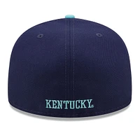 Men's New Era Navy/Light Blue Kentucky Wildcats 59FIFTY Fitted Hat