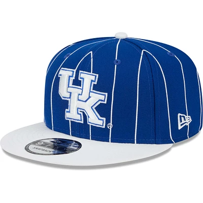 Casquette Snapback Vintage 9FIFTY des Kentucky Wildcats New Era pour homme, bleu royal/blanc