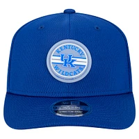 Men's New Era Royal Kentucky Wildcats Patched 9SEVENTY Stretch-Snap Adjustable Hat