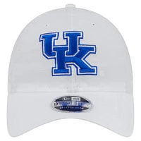 Men's New Era White Kentucky Wildcats Active Ripstop 9TWENTY Adjustable Hat
