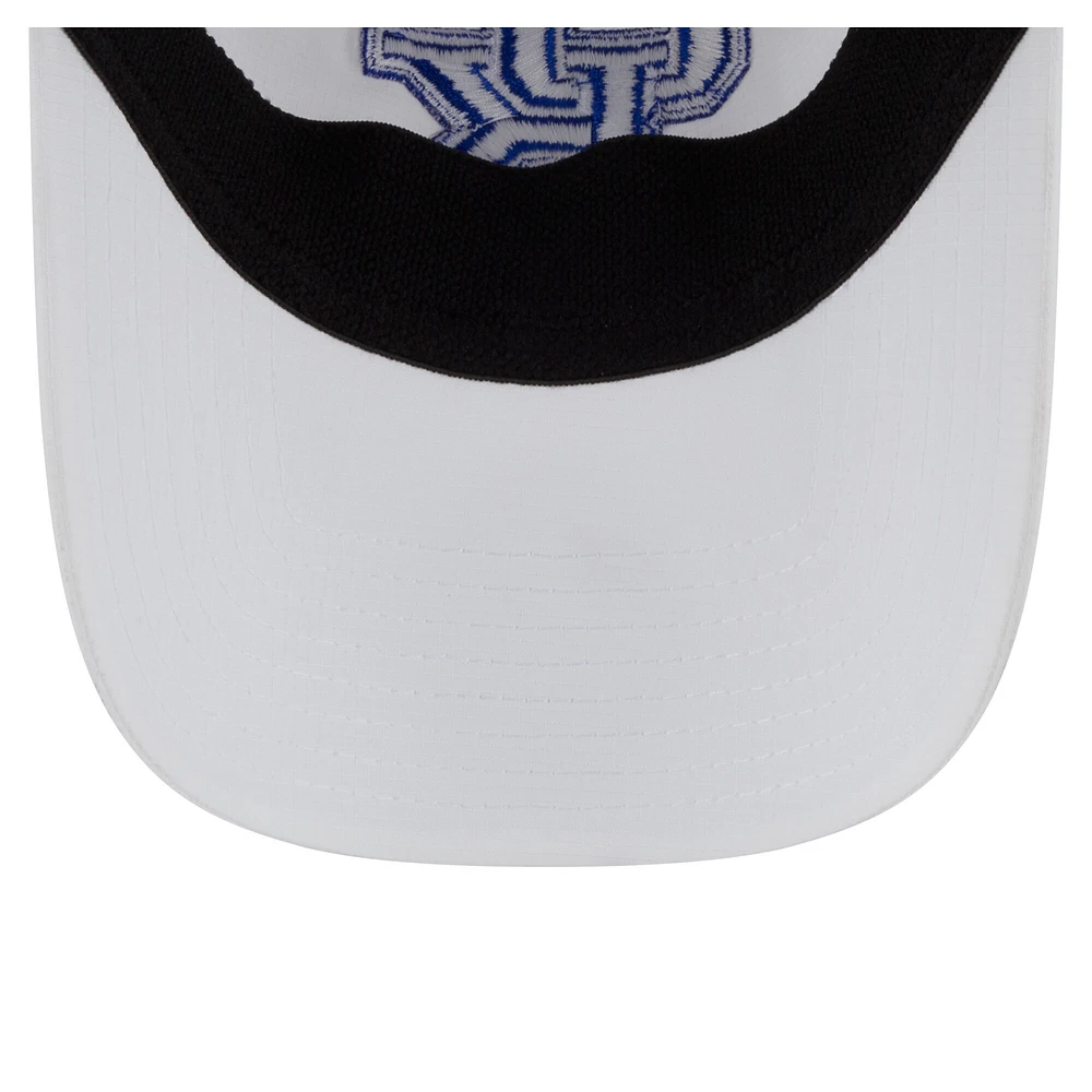 Men's New Era White Kentucky Wildcats Active Ripstop 9TWENTY Adjustable Hat