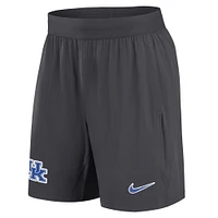 Short de performance Nike Anthracite Kentucky Wildcats 2024 Sideline pour homme