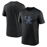 T-shirt Nike noir pour homme avec logo Legend Performance des Kentucky Wildcats