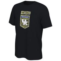 Men's Nike Black Kentucky Wildcats Veterans Camo T-Shirt