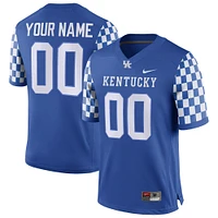 Maillot de football personnalisé Nike bleu Kentucky Wildcats pour homme