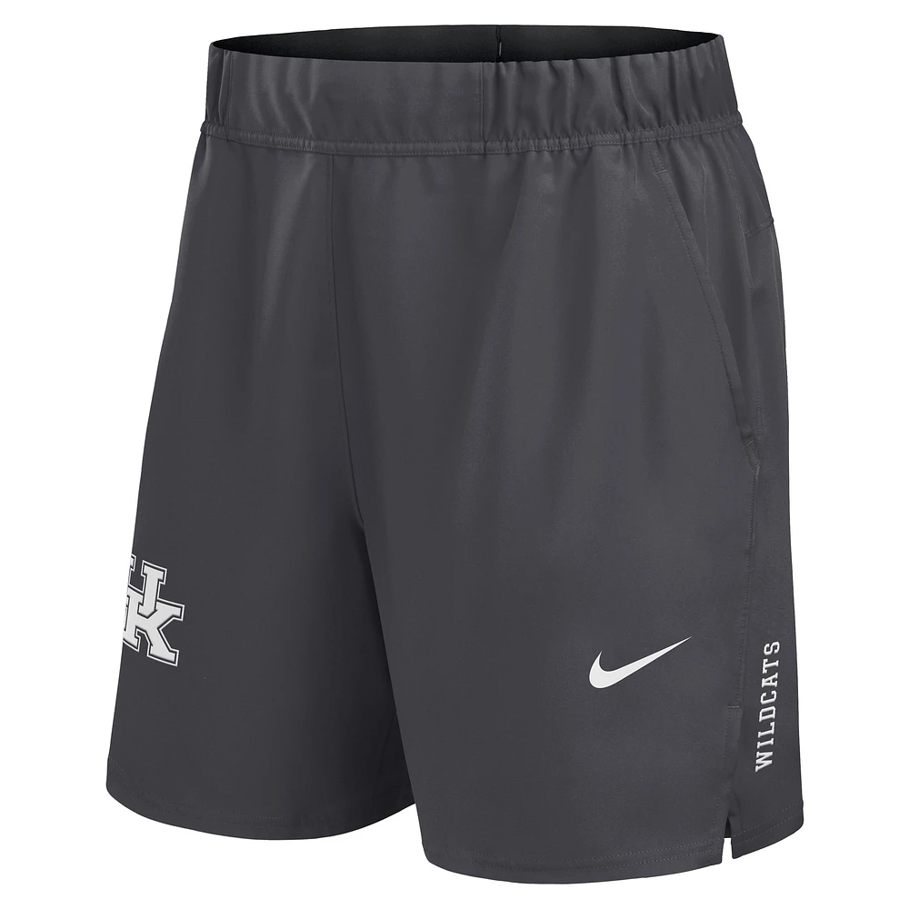 Men's Nike Charcoal Kentucky Wildcats Primetime Woven Victory Performance Shorts