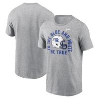 T-shirt Nike gris chiné pour homme avec chanson locale des Kentucky Wildcats