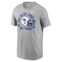 T-shirt Nike gris chiné pour homme avec chanson locale des Kentucky Wildcats