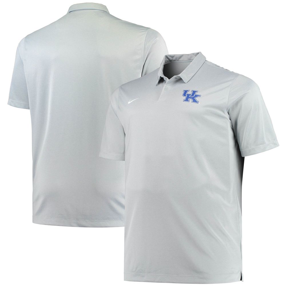 Men's Nike Heathered Gray Kentucky Wildcats Big & Tall Performance Polo