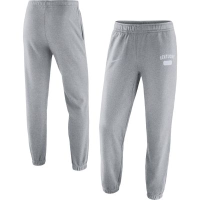 Men's Nike Heathered Gray Kentucky Wildcats Saturday Fleece Pants