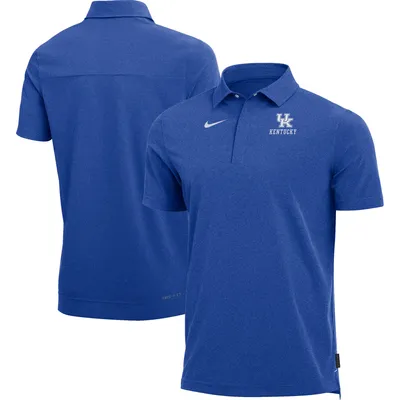 Kentucky Wildcats Nike 2022 Coach Performance Polo - Heathered Royal