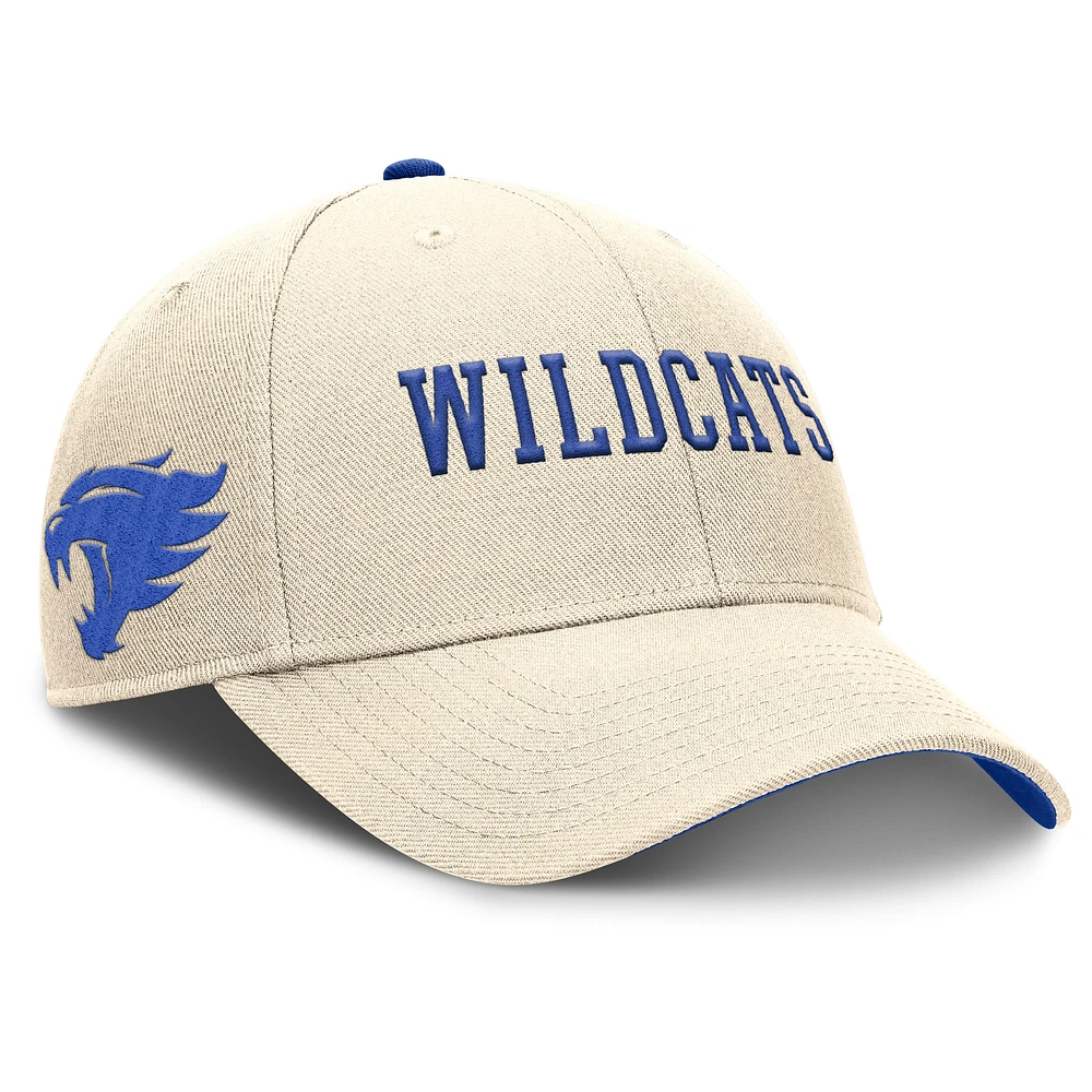 Men's Nike Natural Kentucky Wildcats Primetime Rise Adjustable Hat