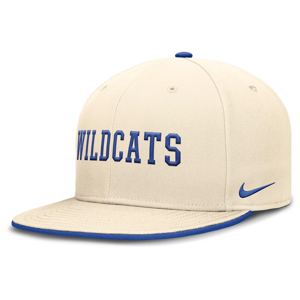 Men's Nike Natural Kentucky Wildcats Primetime True Performance Fitted Hat