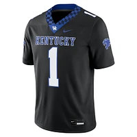 Maillot de match alternatif Nike #1 noir Kentucky Wildcats pour homme