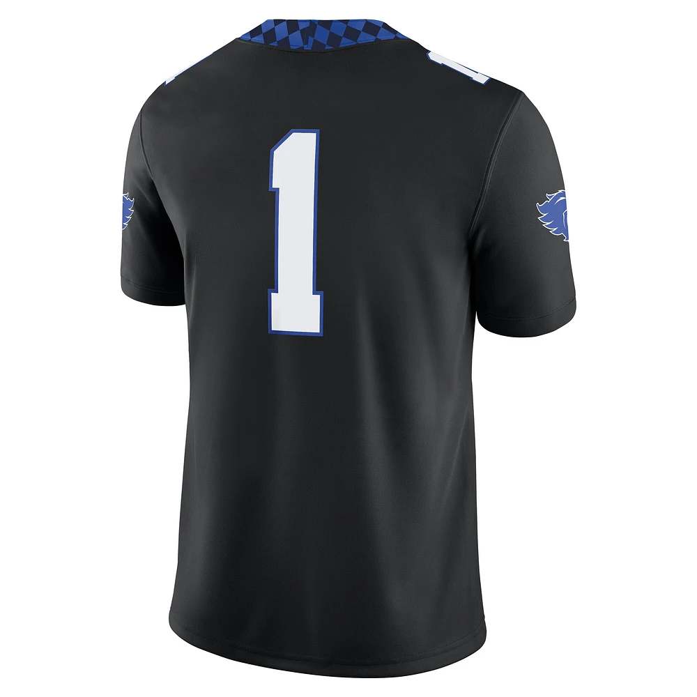 Maillot de match alternatif Nike #1 noir Kentucky Wildcats pour homme