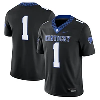 Maillot de match alternatif Nike #1 noir Kentucky Wildcats pour homme