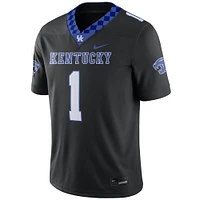 Maillot de match alternatif Nike #1 pour hommes, noir, Kentucky Wildcats