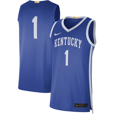 Maillot de basketball Nike #1 Royal Kentucky Wildcats Limited pour homme