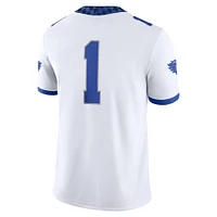 Maillot de match Nike #1 blanc Kentucky Wildcats pour homme