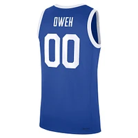 Men's Nike Otega Oweh Royal Kentucky Wildcats Replica Basketball Jersey
