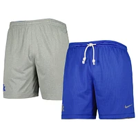 Short de performance réversible Kentucky Wildcats Nike pour homme, bleu royal/gris