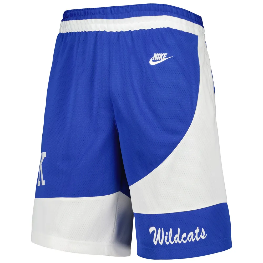 Short Retro Performance Nike Kentucky Wildcats Limited pour Homme Bleu Royal/Blanc