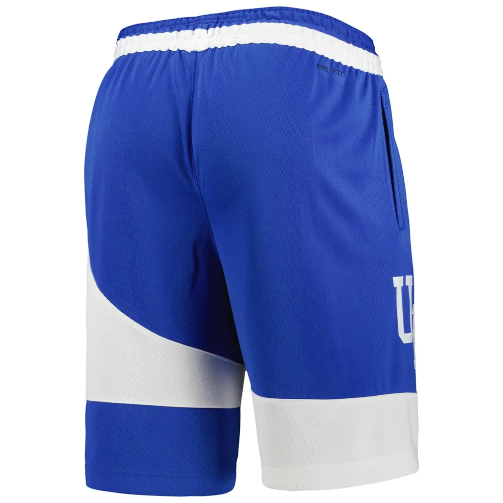 Short Retro Performance Nike Kentucky Wildcats Limited pour Homme Bleu Royal/Blanc