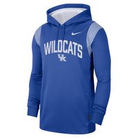 Men's Nike Royal Kentucky Wildcats 2022 Game Day Sideline Performance Pullover Hoodie